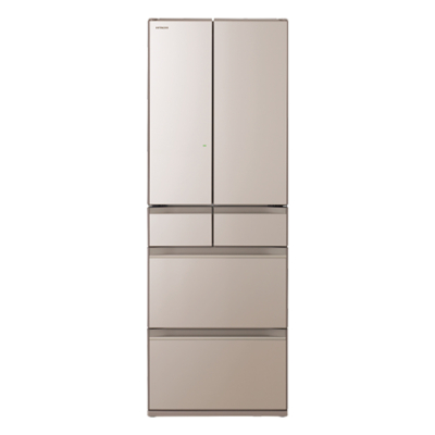 Tủ lạnh 602L Hitachi R-HW60R-XN | Mặt kính vàng cát