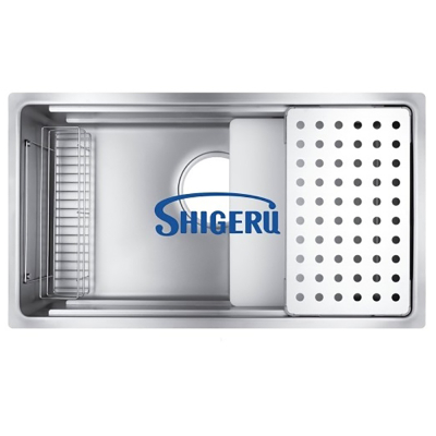 Chậu rửa bát 1 hố Shigeru LE-JSN-K-3F FS | Vân sần